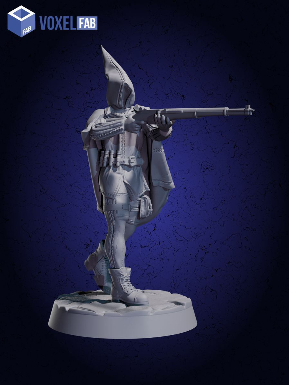 Кровавые охотники Набор для настольных игр ДнД (DnD),Pathfinder, НРИ. Масштаб 32 мм (1:56). Миниатюр;
