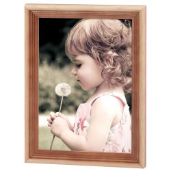 Фоторамка Image Art С20 10х15 деревянная из сосны, цвет натуральный с частичным затемнением, вставка-прозрачный пластик