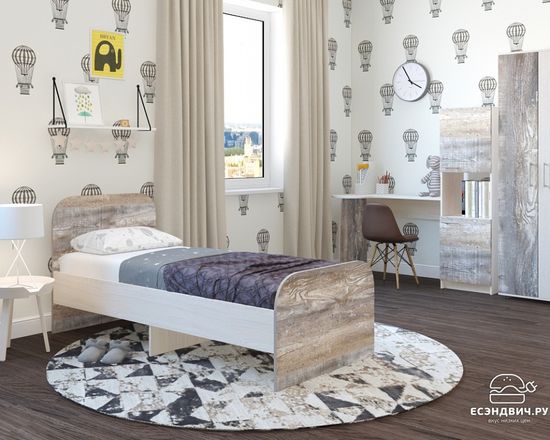 анкор белый / бетон пайн экзотик