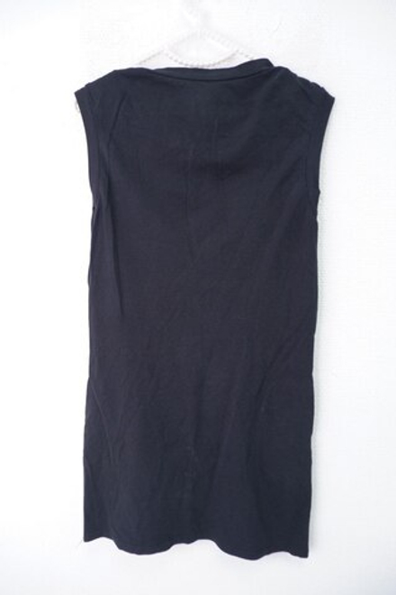 Платье Oodji без рукавов черное 44 размер