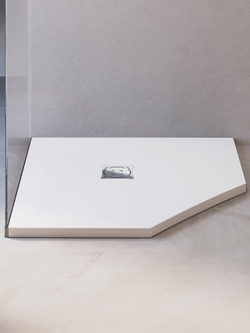 Душевой поддон трапеция RGW ST/T-W Белый (900x900)