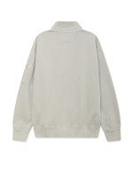 Толстовка На Молнии (Half-zip) Sweatshirts Polo Collar In Brushed Emerized Diagonal Fleece