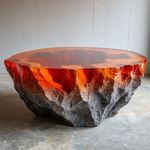 Стол-скала из эпоксидной смолы