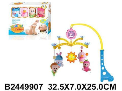 Карусель музыкальная для новорожденных, коробка XQT714