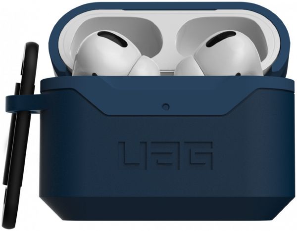 Чехол с карабином Urban Armor Gear (UAG) Standard Issue Hard Case 001 для AirPods Pro, цвет Темно-синий (Mallard)