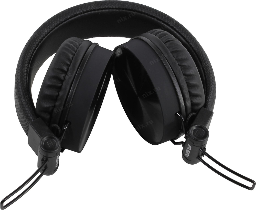 Наушники с микрофоном SVEN AP-B500MV <Black>(Bluetooth, беспроводные +  шнур  0.8м, Li-Ion)