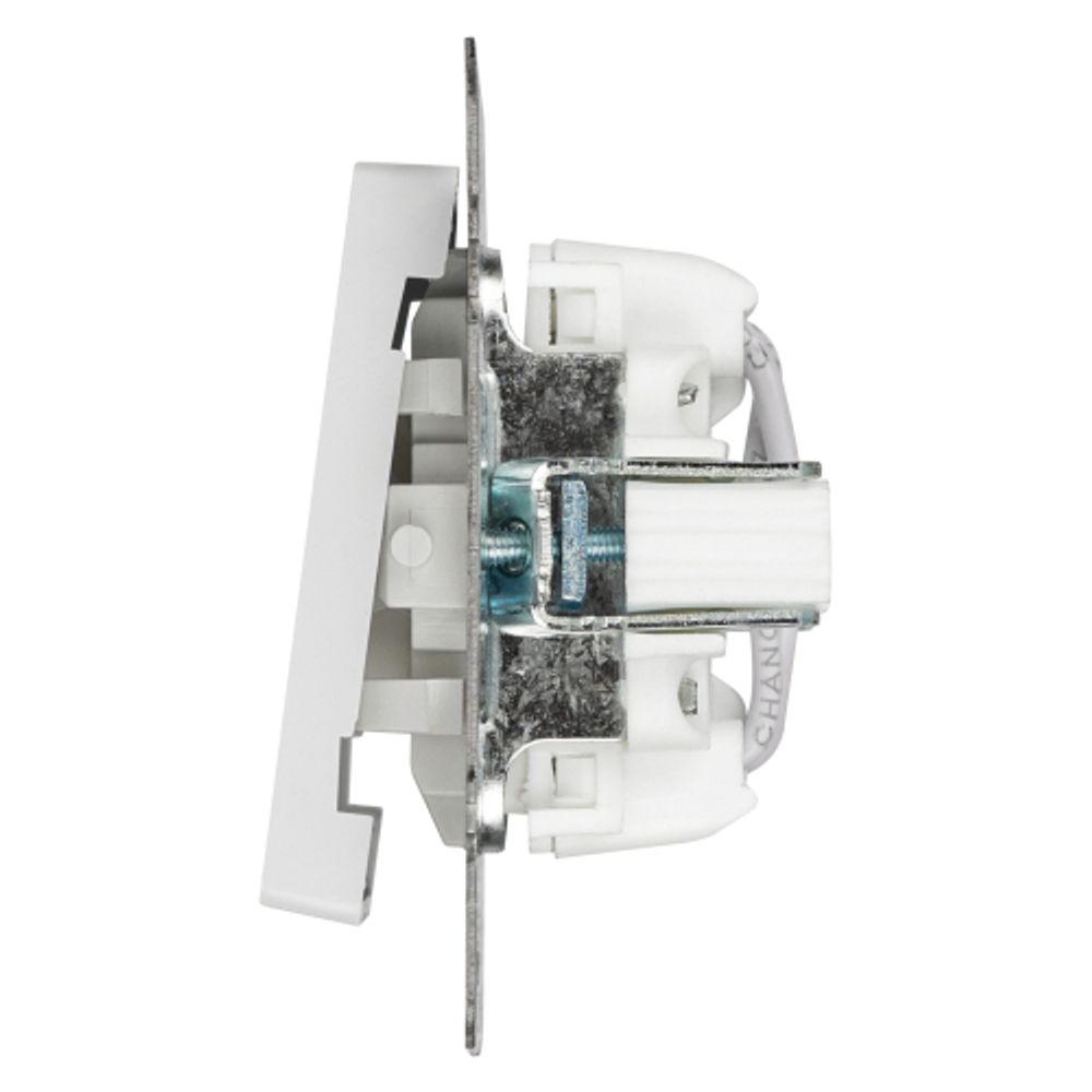 Переключатель Intro Accent 6-108-01 перекрёстный, 10А-250В, IP20, СУ, AL/CU, белый