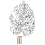 Ветка декоративная «Сказочный папоротник» 40 см, Серебро