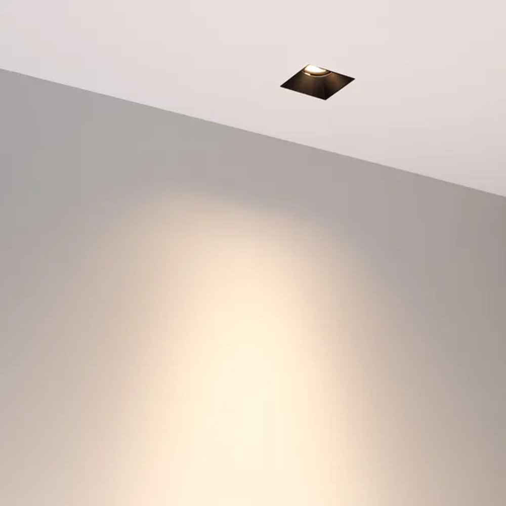 Светильник MS-RIALTO-TRIMLESS-S40x40-9W Warm3000 (BK, 36deg, 230V) (Arlight, IP20 Металл, 5 лет) 048321