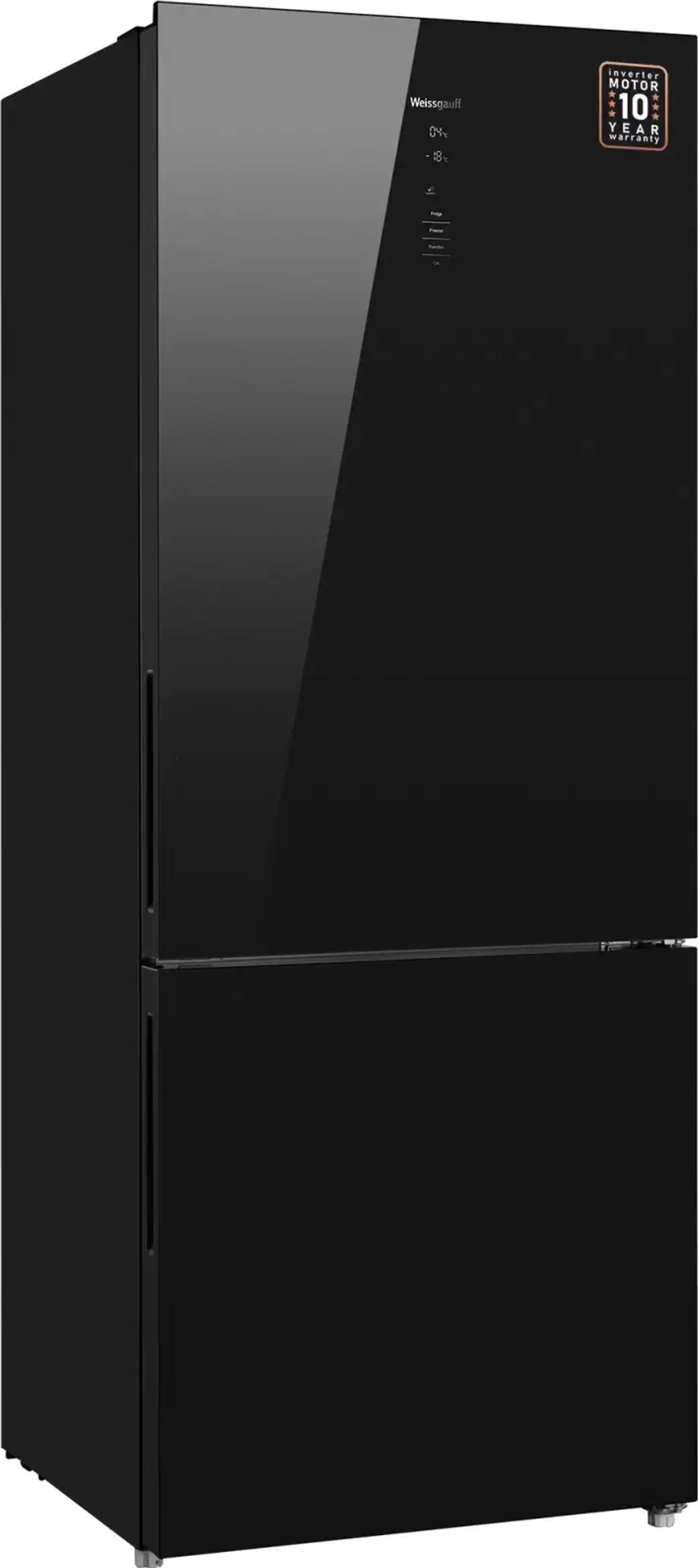 Холодильник двухкамерный Weissgauff WRKI 1970 Total NoFrost Inverter Premium EcoFresh Inox (q)