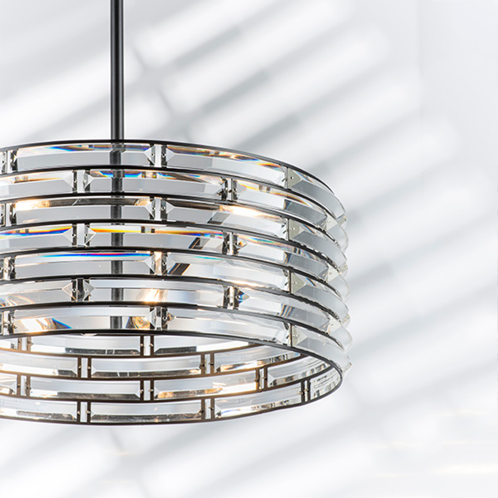 746068 Люстра AMERIGO 6х40W E14 УМБРА ПРОЗРАЧНЫЙ