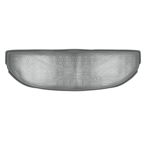 Коврик в багажник Norplast/Unidec для Hyundai Santa Fe (2018-) Серый,разложенный 3 ряд, полиуретан, арт.NPA00-T31-532-G