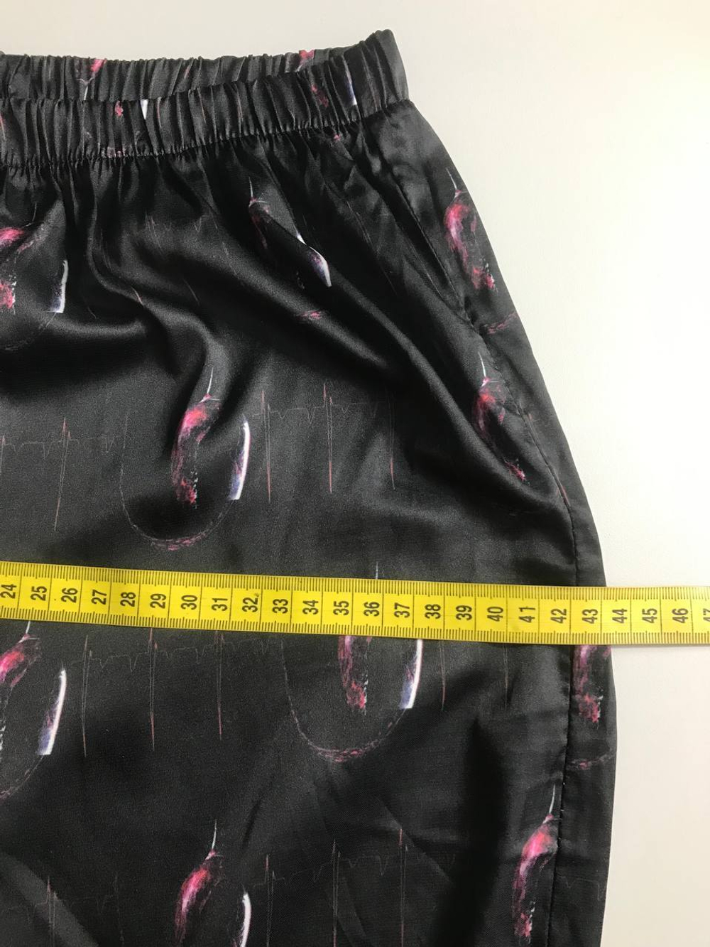 Брюки атласные домашние, визуально 44 размер