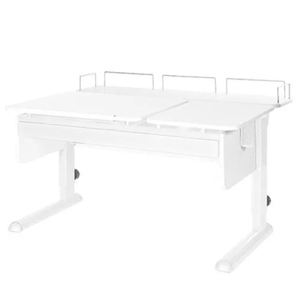 Растущая парта Астек Твин-2 с фронтовой приставкой и выдвижным ящиком (1150×850 мм)