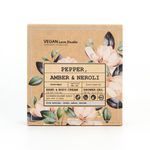 Набор космет. VEGAN.Love.Studio "Pepper, Amber, Neroli", (гель д/душа 300 мл + крем-лосьон 150 мл)
