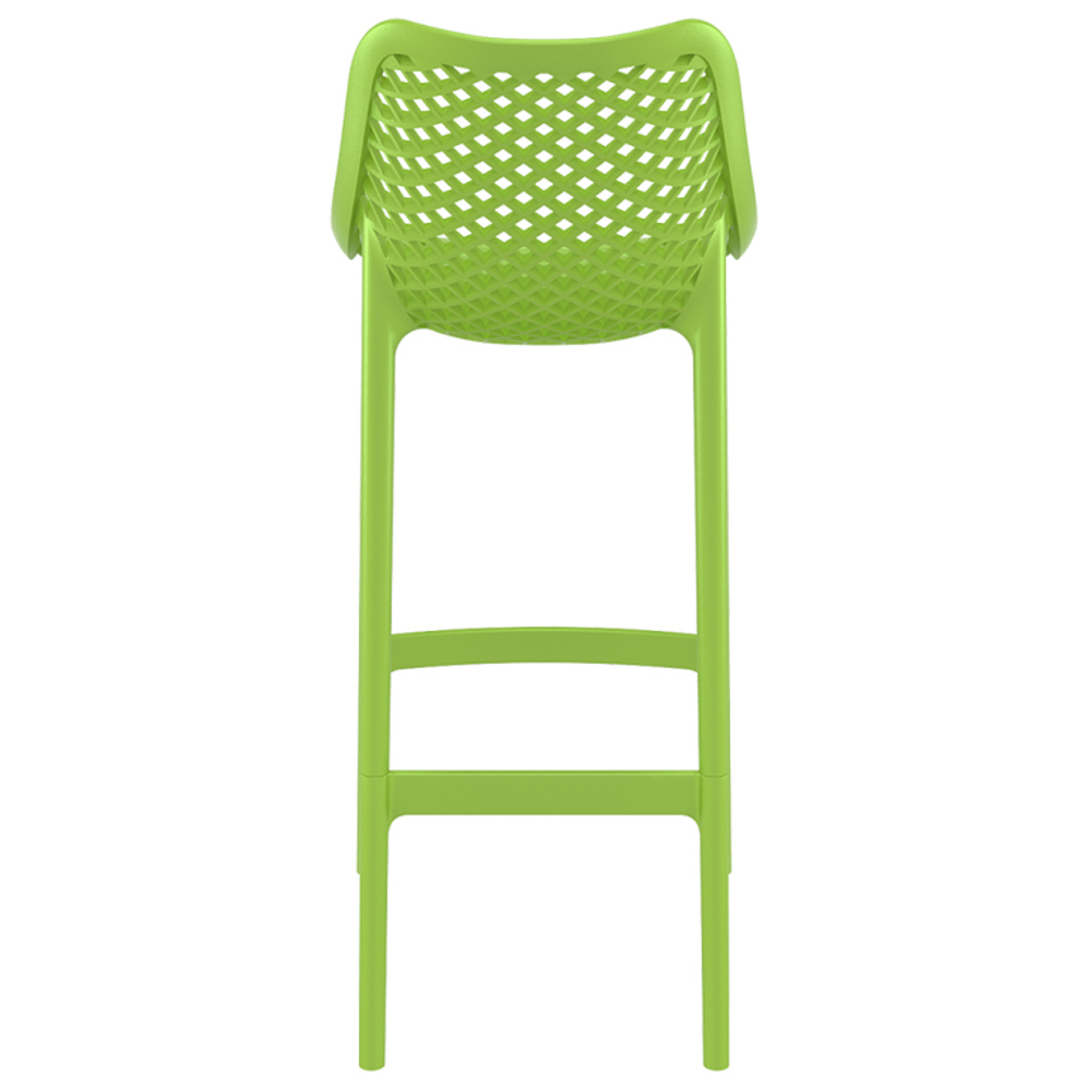 Стул пластиковый барный Siesta Contract Air Bar 75, зеленый