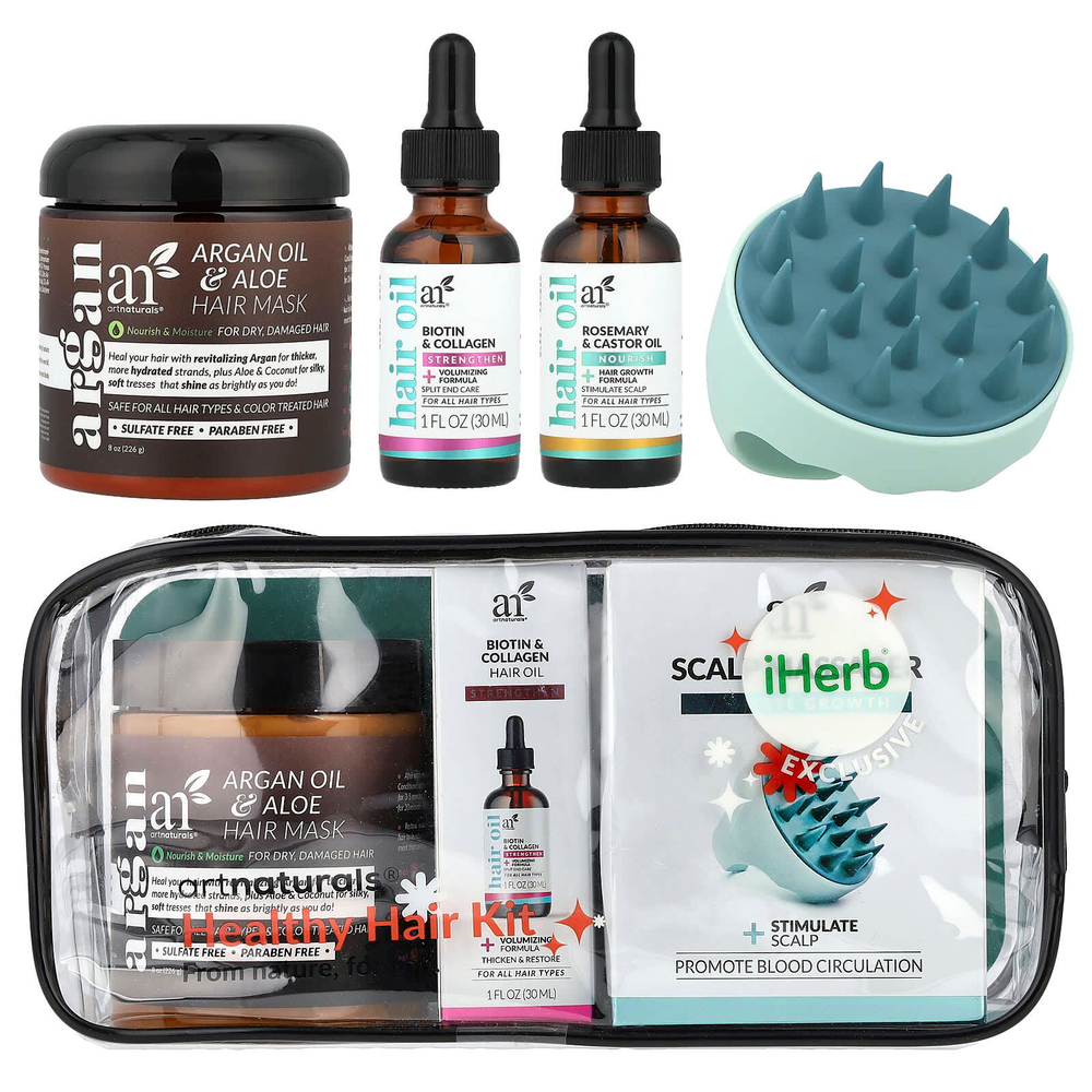 artnaturals, эксклюзивный набор iHerb для здоровья волос, 5 предметов