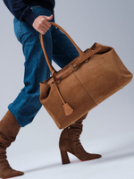 Замшевая сумка Daniela DBR 31375 светло-коричневый