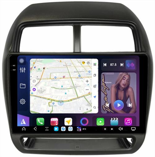 Магнитола для Mitsubishi ASX 2017+ - FarCar S500-TS20 монитор 10.36" 2K QLED на Android 14, Быстрейшая, CarPlay, 4G SIM-слот