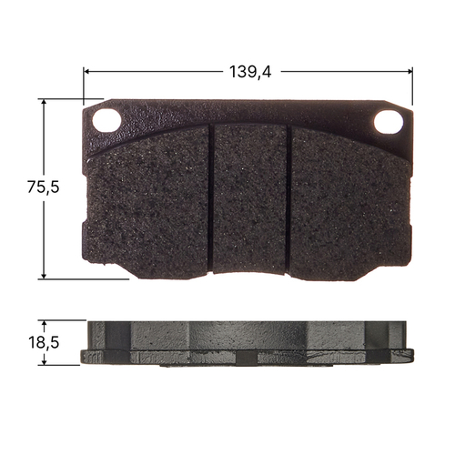 Колодки тормозные дисковые Avantech передние AV070