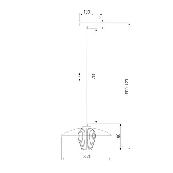 50259/1/ подвесной светильник/ белый/дымчатый
