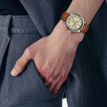 ZEPPELIN Automatic Mechanical Movement 50 meter Water Resistance Men"s Watches Watch Yellow Watch Dial