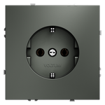 Розетка встраиваемая VOLTUM S70 с заземлением 16А, (титан)