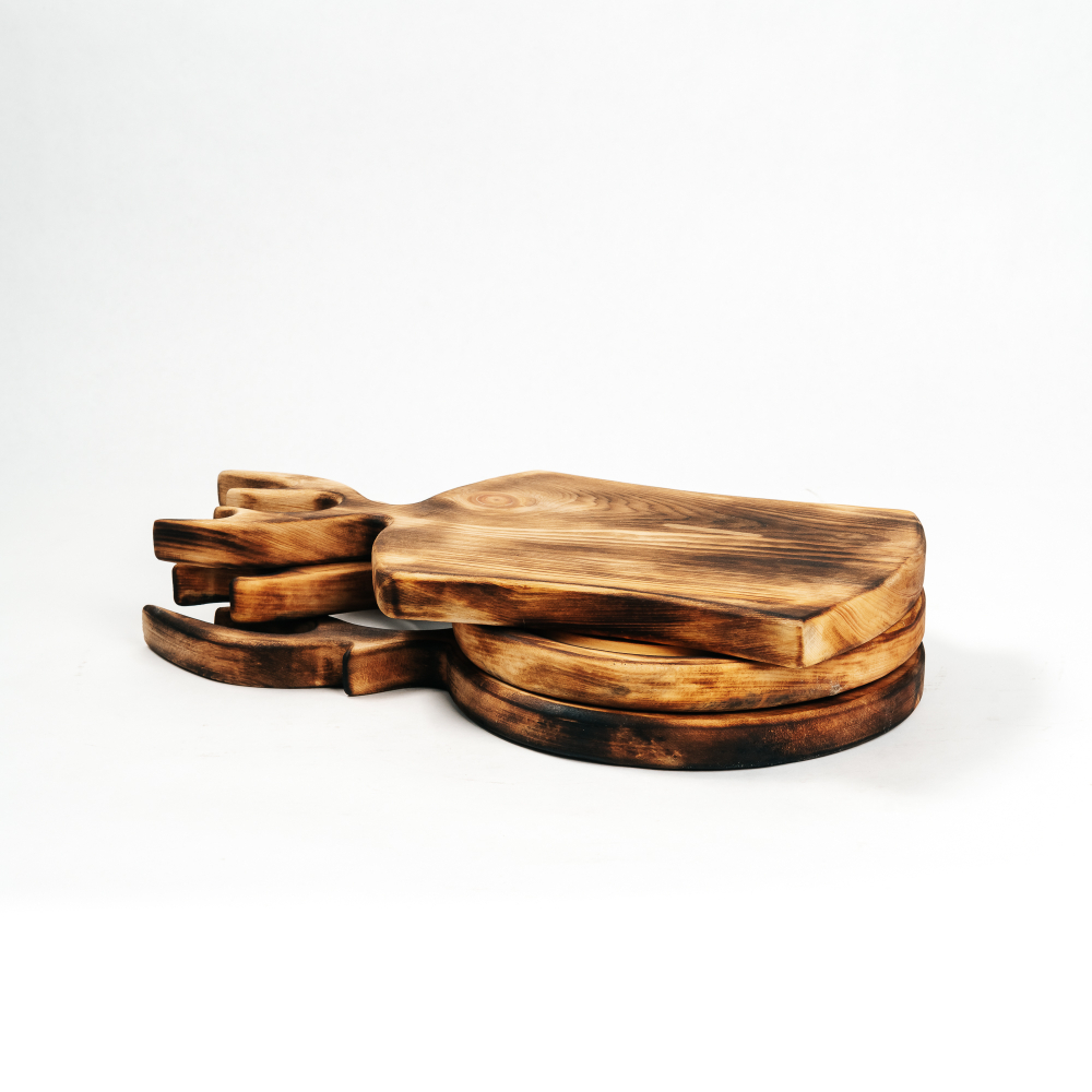 Набор разделочных досок из сибирского кедра 3 шт.  RDN31