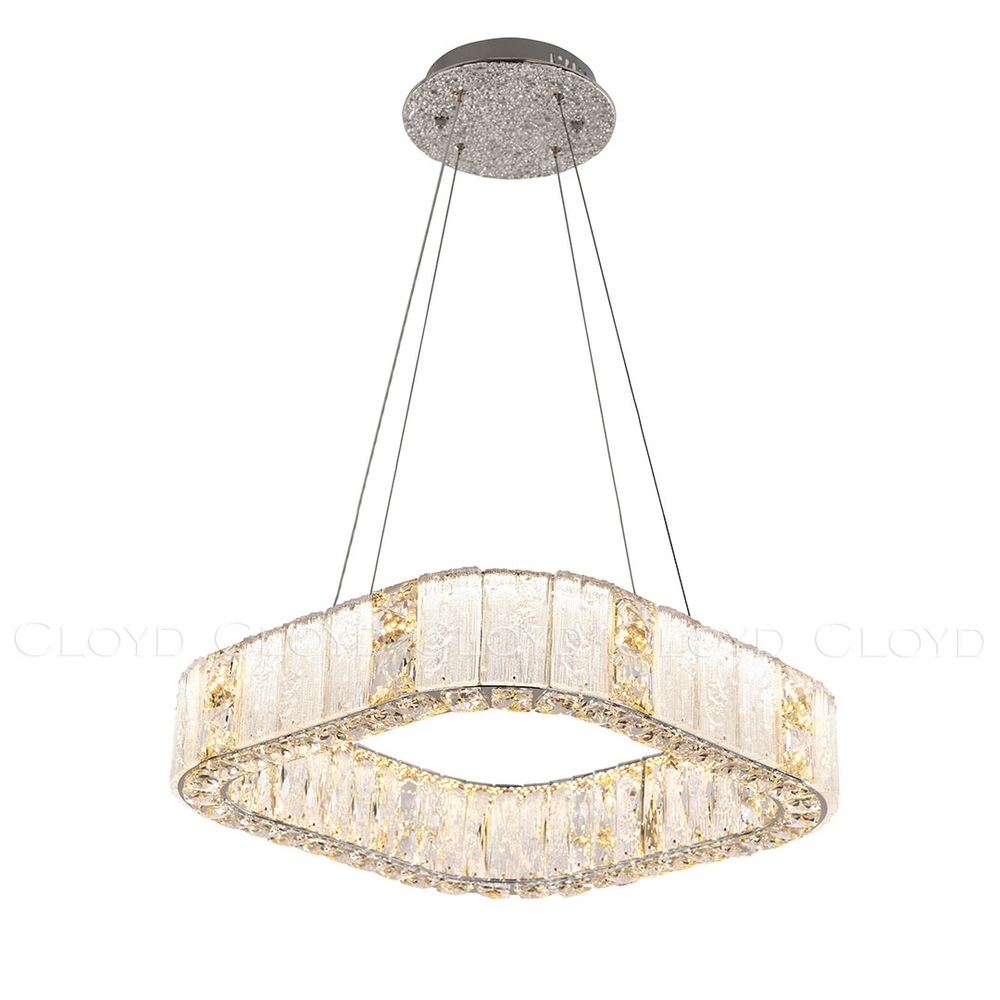 Люстра Cloyd RADIANTA C1 / шир. 52 см - никель (арт.11261)