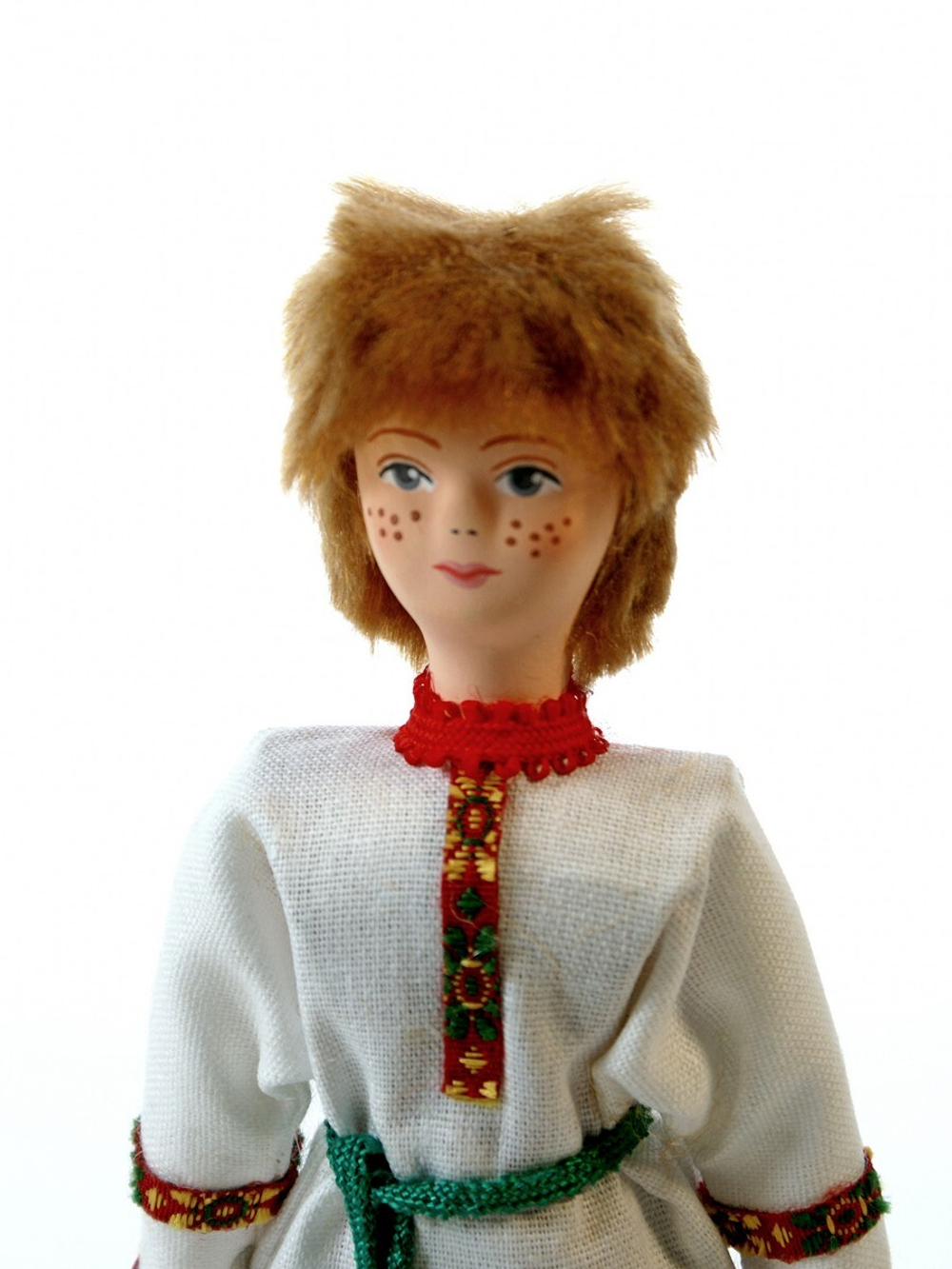Кукла коллекционная деревенский Мальчик