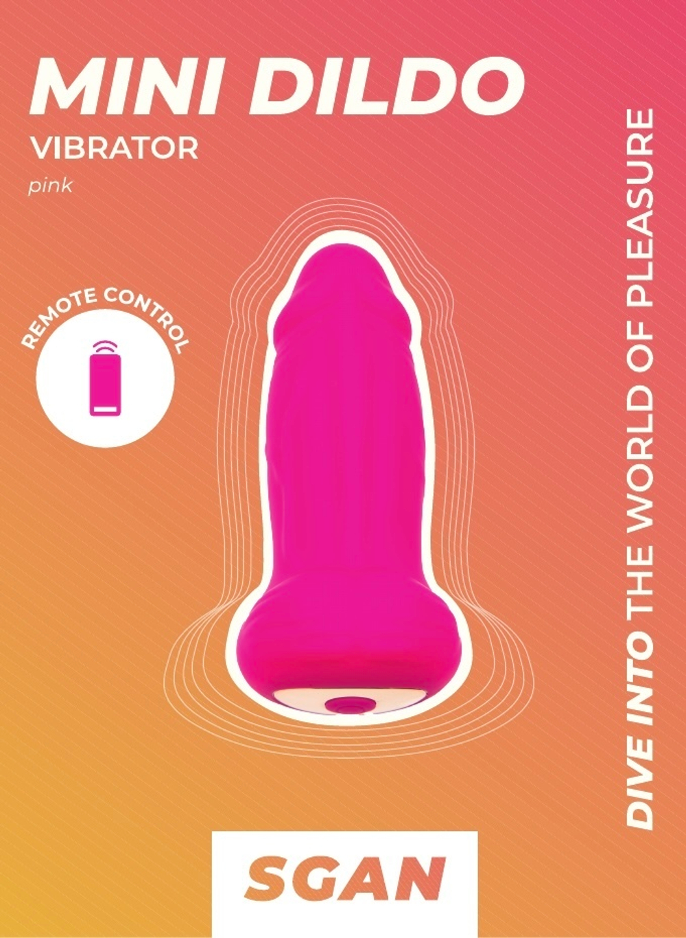 SGAN - Вибропуля "Mini Dildo” 