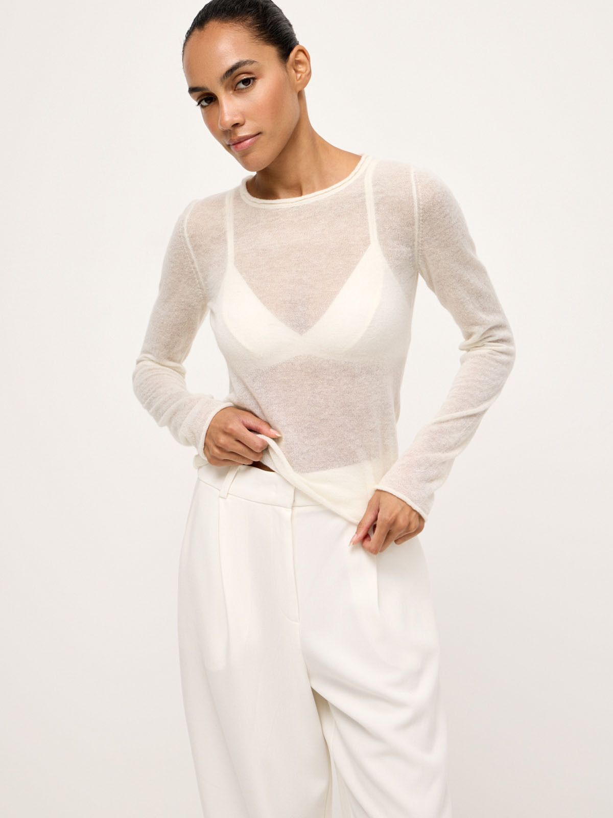 Джемпер из мягкой шерсти Cappuccino Foam