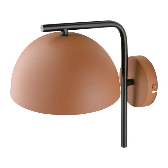 Светильник настенный jassy, D29х26 см, коричневый