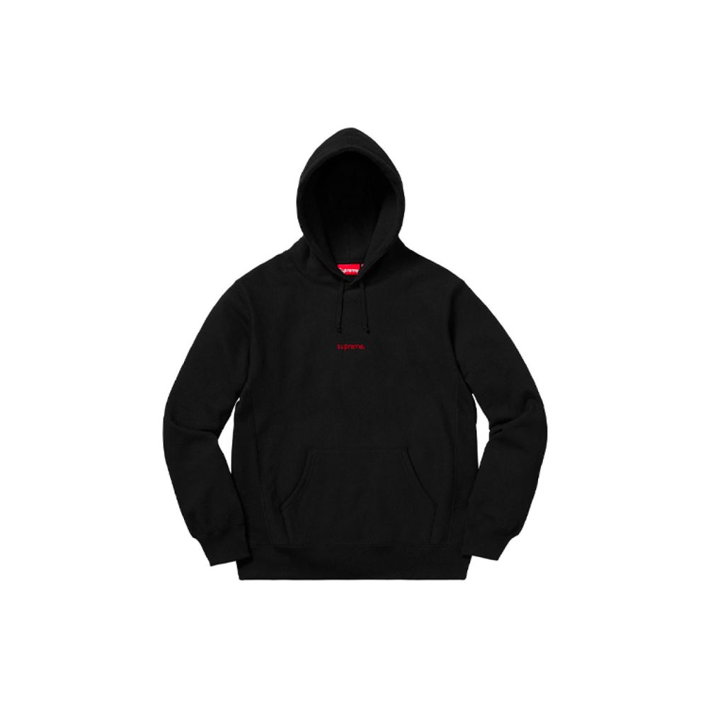 Supreme FW18 Trademark Hooded Sweatshirt Black