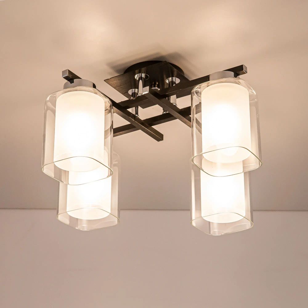 Citilux Диез CL111141 Люстра потолочная Чёрная