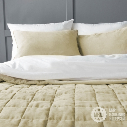 Покрывало для спальни СОФТ (арт. BL02-021-06) - сливочное