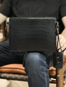 Клатч Christian Dior из Кожи Крокодила