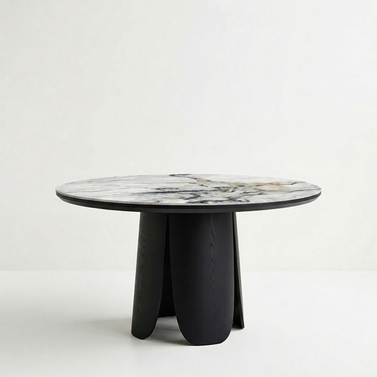 Дизайнерский стол BLOSSOM CERAMIC black