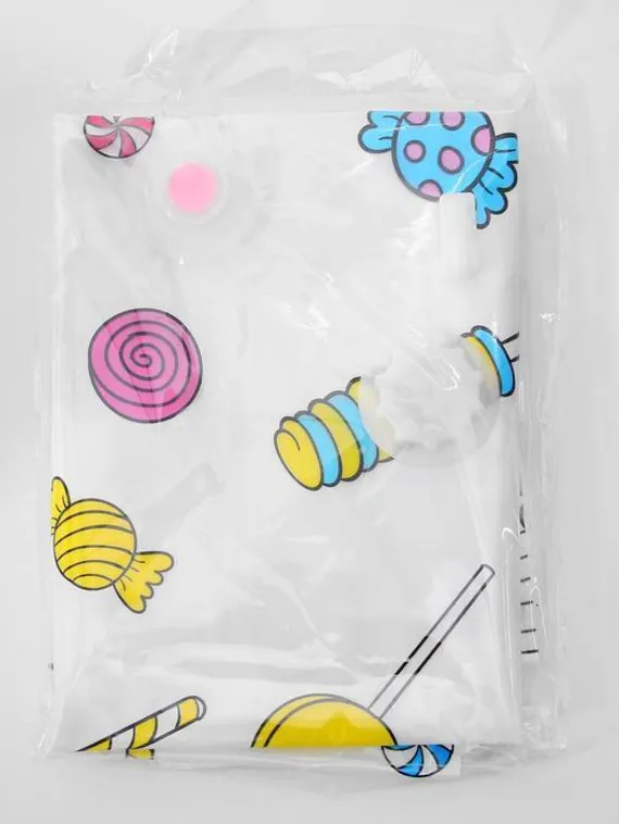 Вакуумный пакет для хранения вещей «Сладости», 60×80 см, с рисунком