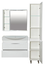 Тумба MISTY Элвис - 85 подвесная 2 ящ.  c умывальником