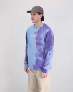 Толстовка Anteater Hoodlong Tie Dye Синяя