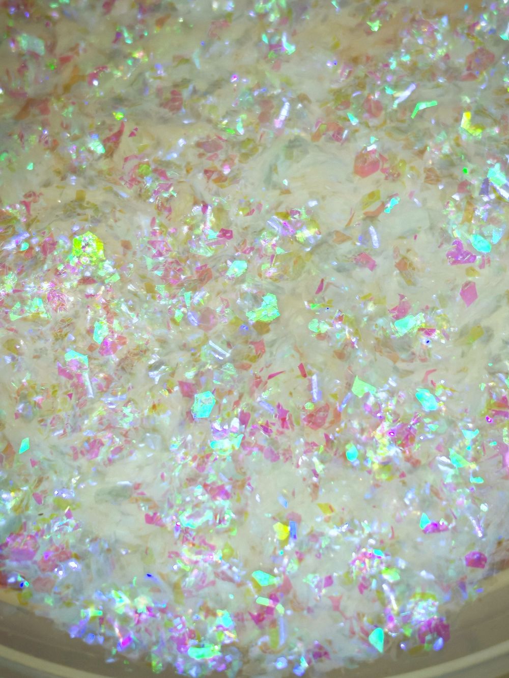 Хлопья - слюда 88716 хамелеон прозрачный - для литья изделий и творчества