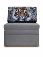 Кресло-кровать "Миник" 70 см, купон Тигр