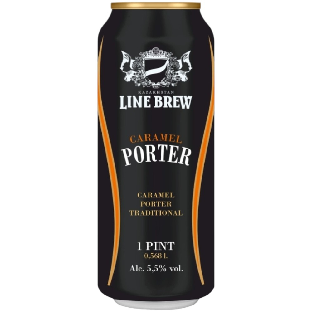 Пивной напиток Line Brew Porter Caramel 0.568 л in can