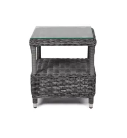 "Форио" столик кофейный из искусственного ротанга, цвет графит