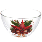 Салатник стеклянный 250мл «Зимняя фантазия» 6 видов