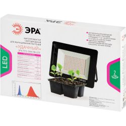 Фитопрожектор для растений светодиодный ЭРА FITO-50W-RB-LED для цветения и плодоношения красно-синего спектра 50 Вт | Фито прожекторы