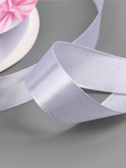 Лента атласная №01 20мм*100±1ярд(91м±1м) белый АУ   9791379