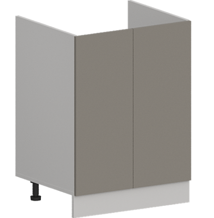 Кухня Модуль ШНМ 600 Графит / Теплый серый