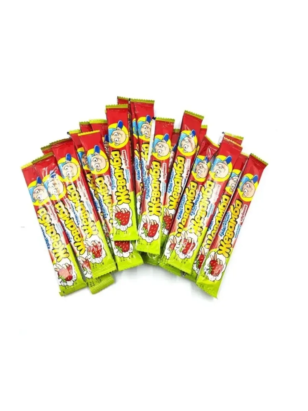 Жевательная конфета Хулиганская Жевамба , Клубника